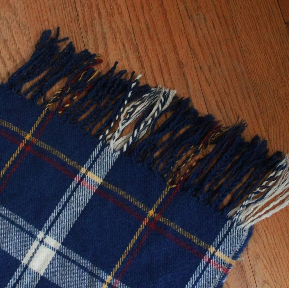 Unknown Brand Plaid Print Unisex Scarf